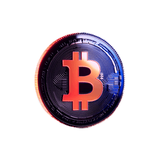 Floating card showing crypto market analytics data visualization